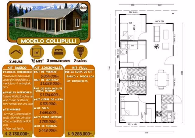 Venta de casas prefabricadas variedad de modelos