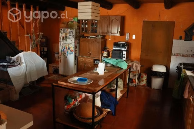 Parcela 5000 mts + casa solida