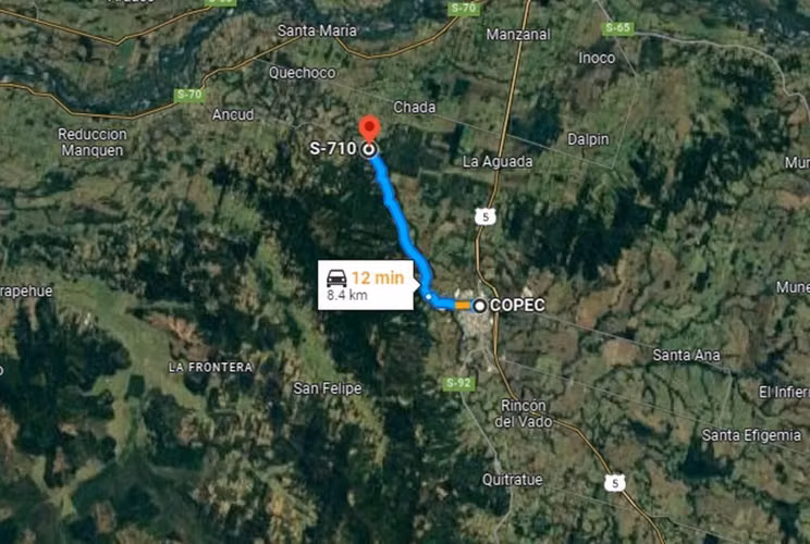 Parcela de 7340 m2 con casa y quincho a orillas del río Donguil