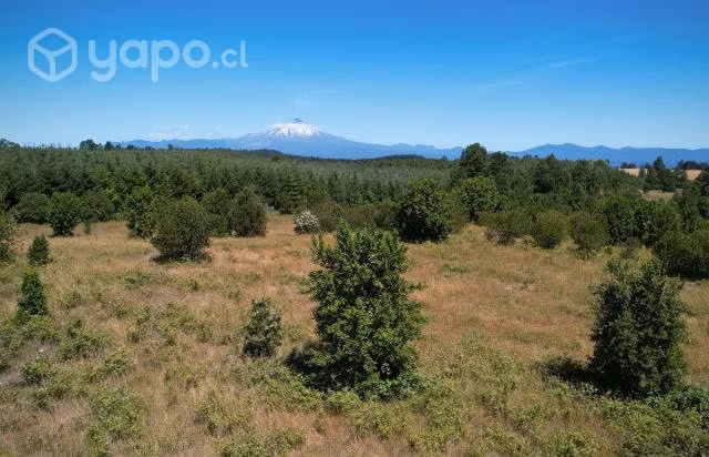 Parcela vista al volcan villarrica/pucon