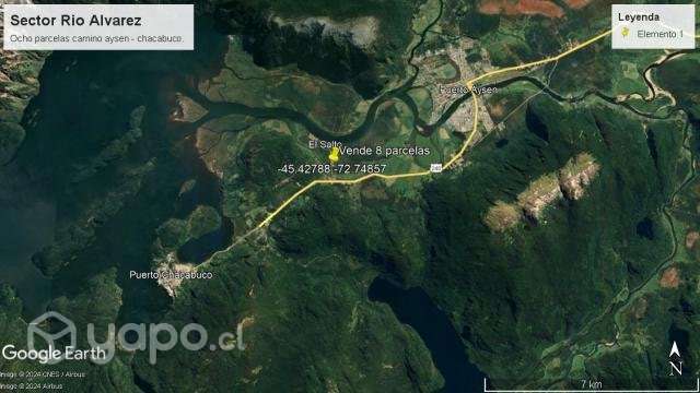 Vende parcela en sector rio alvarez comuna aysen