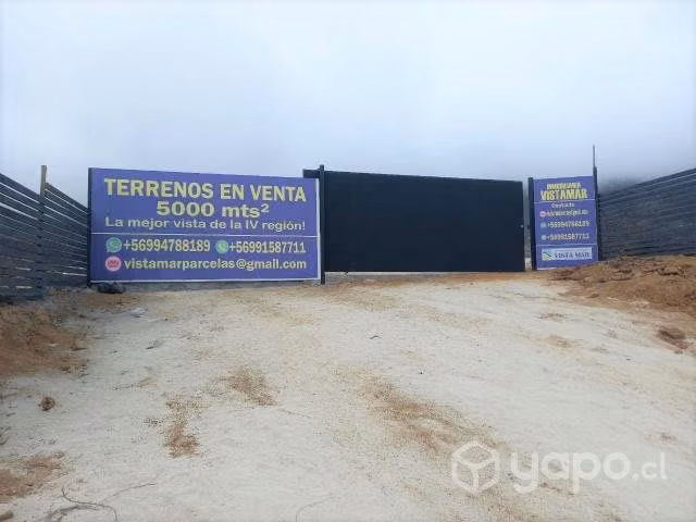 La serena unicas parcelas borde carretera