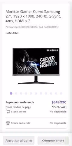 Monitor Gamer 240hz