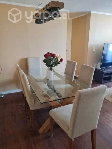 Departamento Amoblado en Rancagua 3D + 2B + 1ES