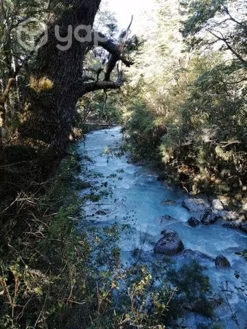 Hermoso terreno con rio y bosque