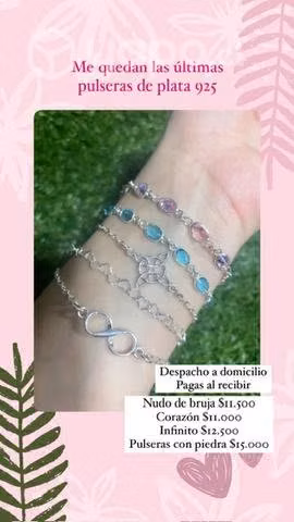 Pulseras de plata