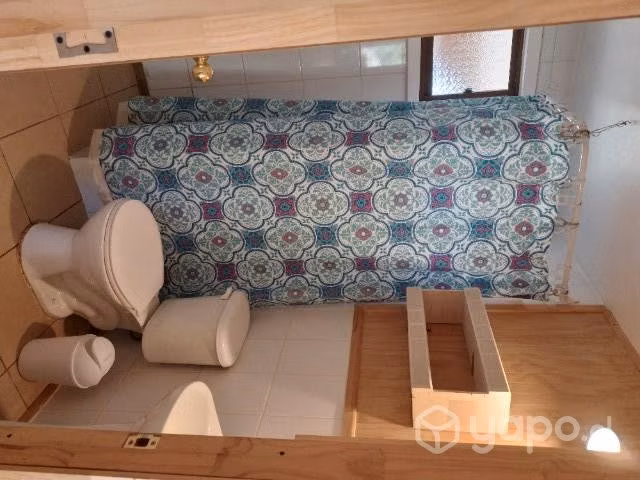 Arriendo cabaña 2 dormitorios, 1 baño, en parcela