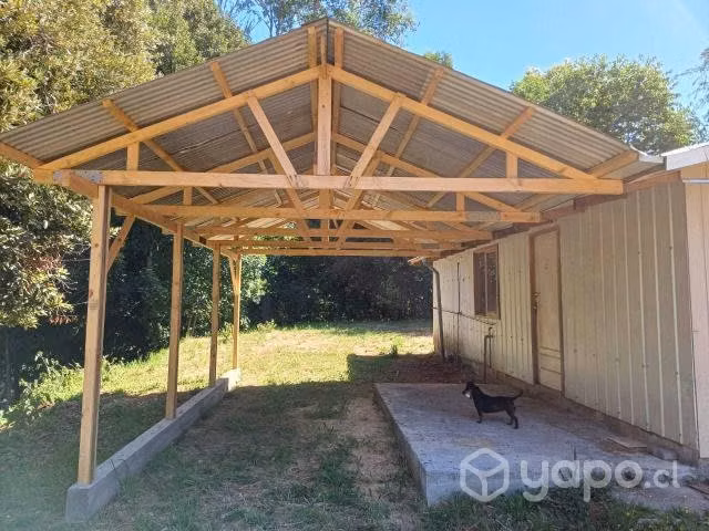 Arriendo Parcela c/Casa, Bosque Nativo, Estacionamiento