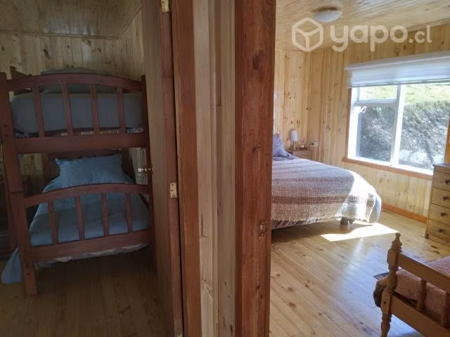 Cabaña x día Quemchi/Chiloé, temporada OTOÑO-INV