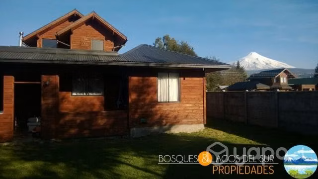 Pucón, casa de 220 mt en terreno de 498 mt