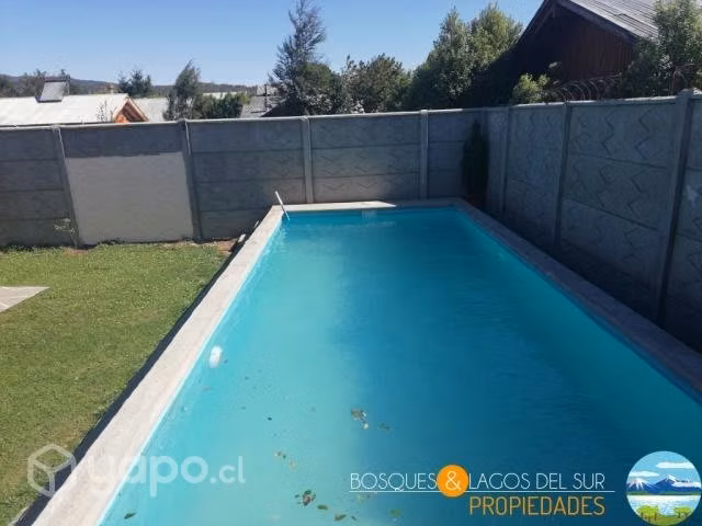 Pucón, casa de 220 mt en terreno de 498 mt