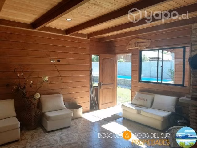 Pucón, casa de 220 mt en terreno de 498 mt
