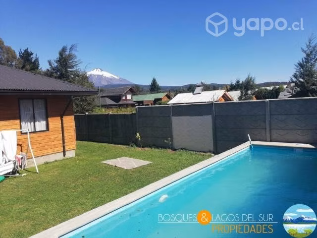 Pucón, casa de 220 mt en terreno de 498 mt