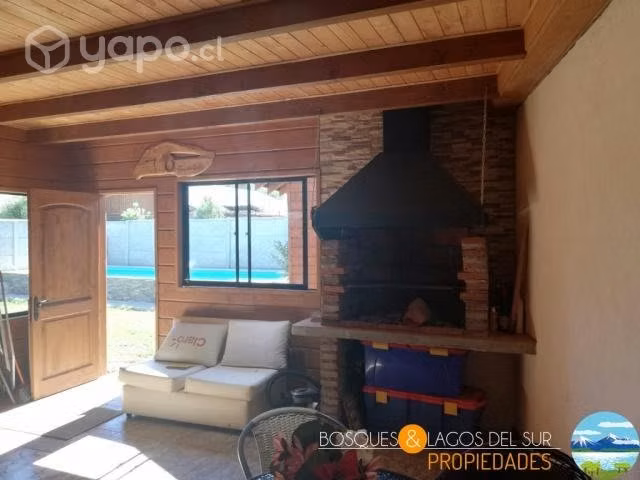 Pucón, casa de 220 mt en terreno de 498 mt