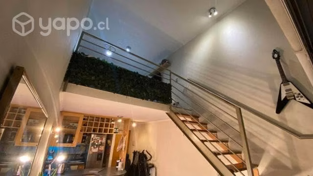 Loft a una cuadra metro Santa Ana