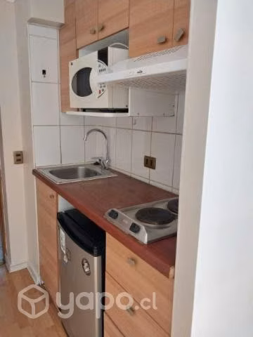 Dpto estudio, zenteno, lado metro Moneda