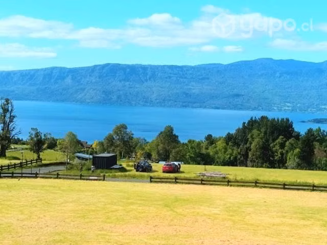 Parcela vista al lago y volcán Villarrica, Pucón