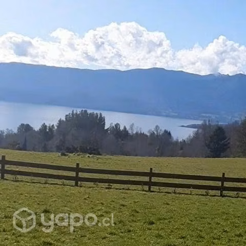 Parcela vista al lago y volcán Villarrica, Pucón