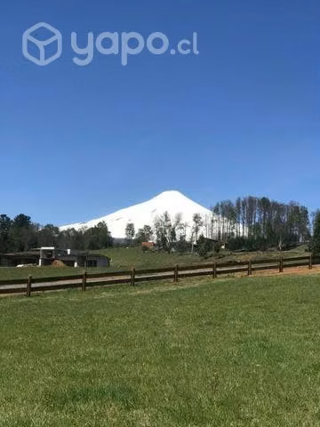Parcela vista al lago y volcán Villarrica, Pucón