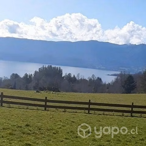 Parcela vista al lago y volcán Villarrica, Pucón