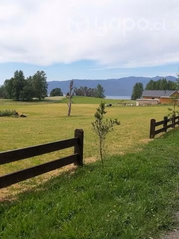 Parcela vista al lago y volcán Villarrica, Pucón