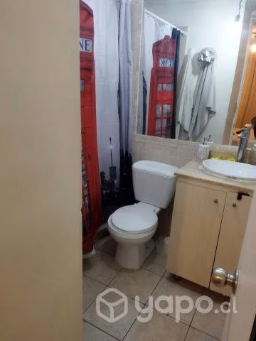 Arriendo Departamento Metro Santa Lucía 1D/1B