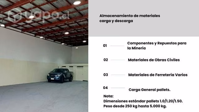 Almacenaje de Carga