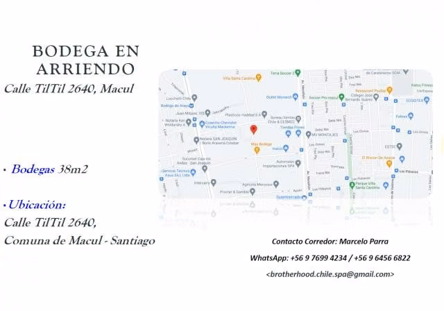 Bodega en arriendo en condominio industrial en Mac