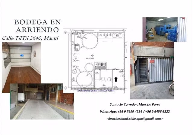 Bodega en arriendo en condominio industrial en Mac