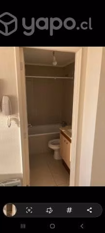 Se arrienda departamento estudio recién pintado y