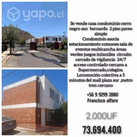 Se vende casa en condominio cerrado