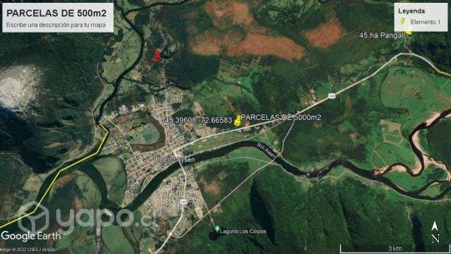 Venta de parcelas en la entrada de puerto aysen