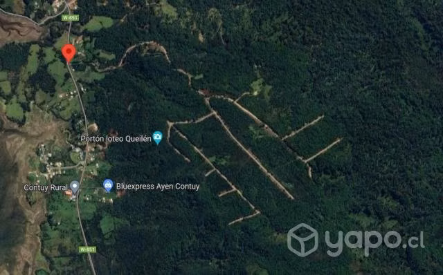 Terreno urbanizado en Contuy, Queién, Chiloé