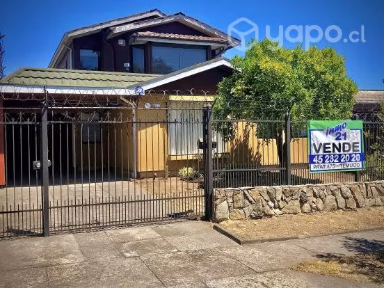 Hermosa y gran casa en barrio cautin