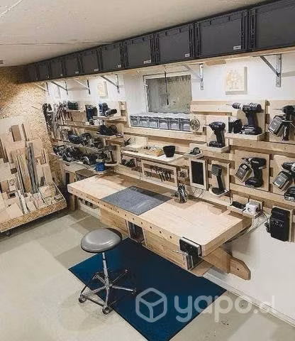 Espacio de trabajo para carpinteria