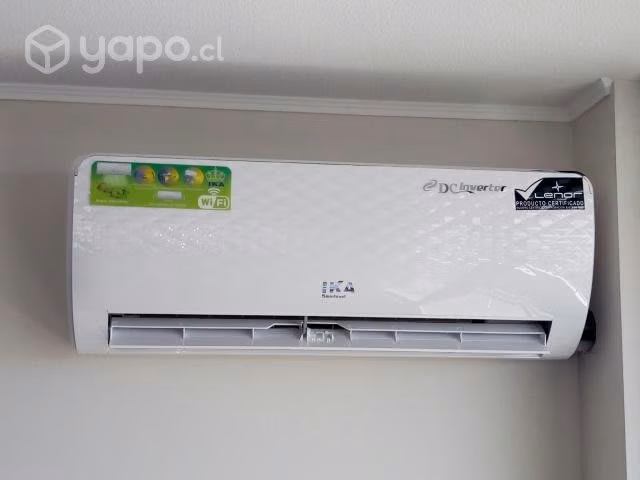 Aire acondicionado inverter, calefacción instalado
