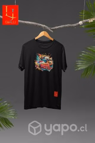 Polera Rayo Mcqueen y Mate de CARS