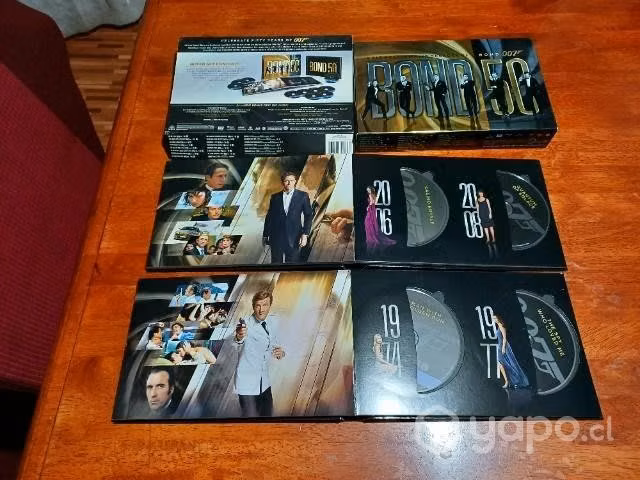 Coleccion james bond 007 50 años dvd blue ray orig