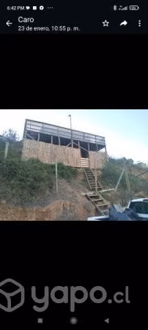 Vendo cabaña por terminar en colmo