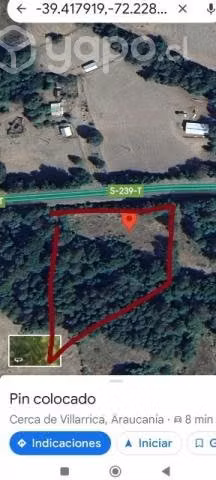 Venta parcela 5000mts² camino a villarrica/chesque