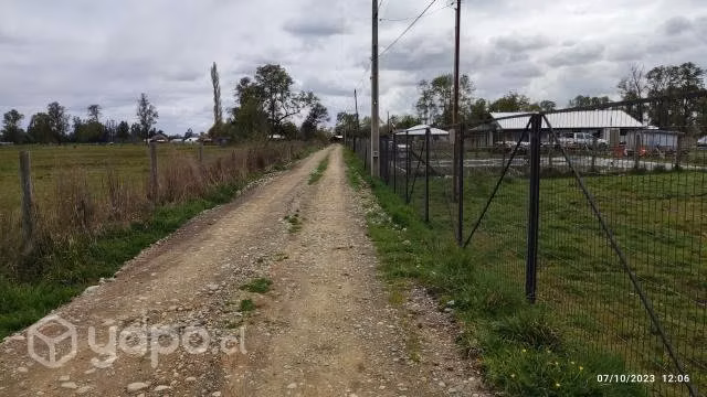 Parcela 0,5ha casa cerca Lago Ranco sector Pindaco