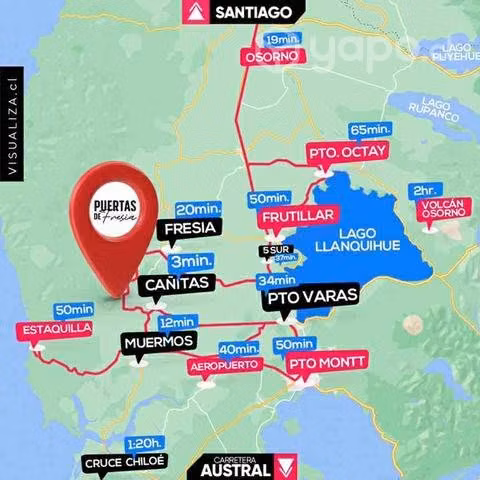 Venta de Terreno en el sur. Región de los lagos