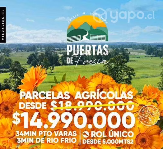 Venta de Terreno en el sur. Región de los lagos