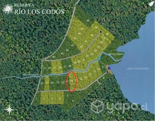 Parcela Parque Tepuhueico, Chiloé. 5.961 m2