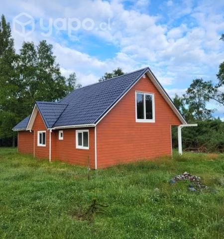 Casa ecologica + parcela con estero y bosque