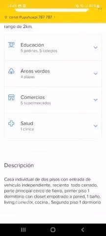 Se vende casa independiente