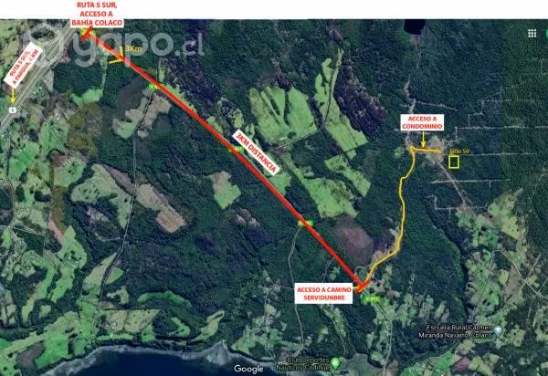 Parcela bahia colaco, calbuco OFERTAS