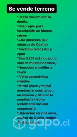 Vendo parcela con rol propio para inscripción - Imagen 2