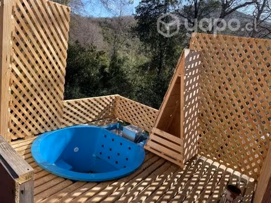 Arriendo Cabañas con piscina y Tinajas
