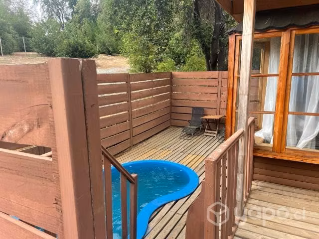 Arriendo Cabañas con piscina y Tinajas
